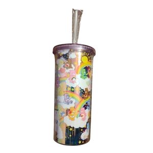 Cear bear Colorful Cartoon Tumbler with Straw